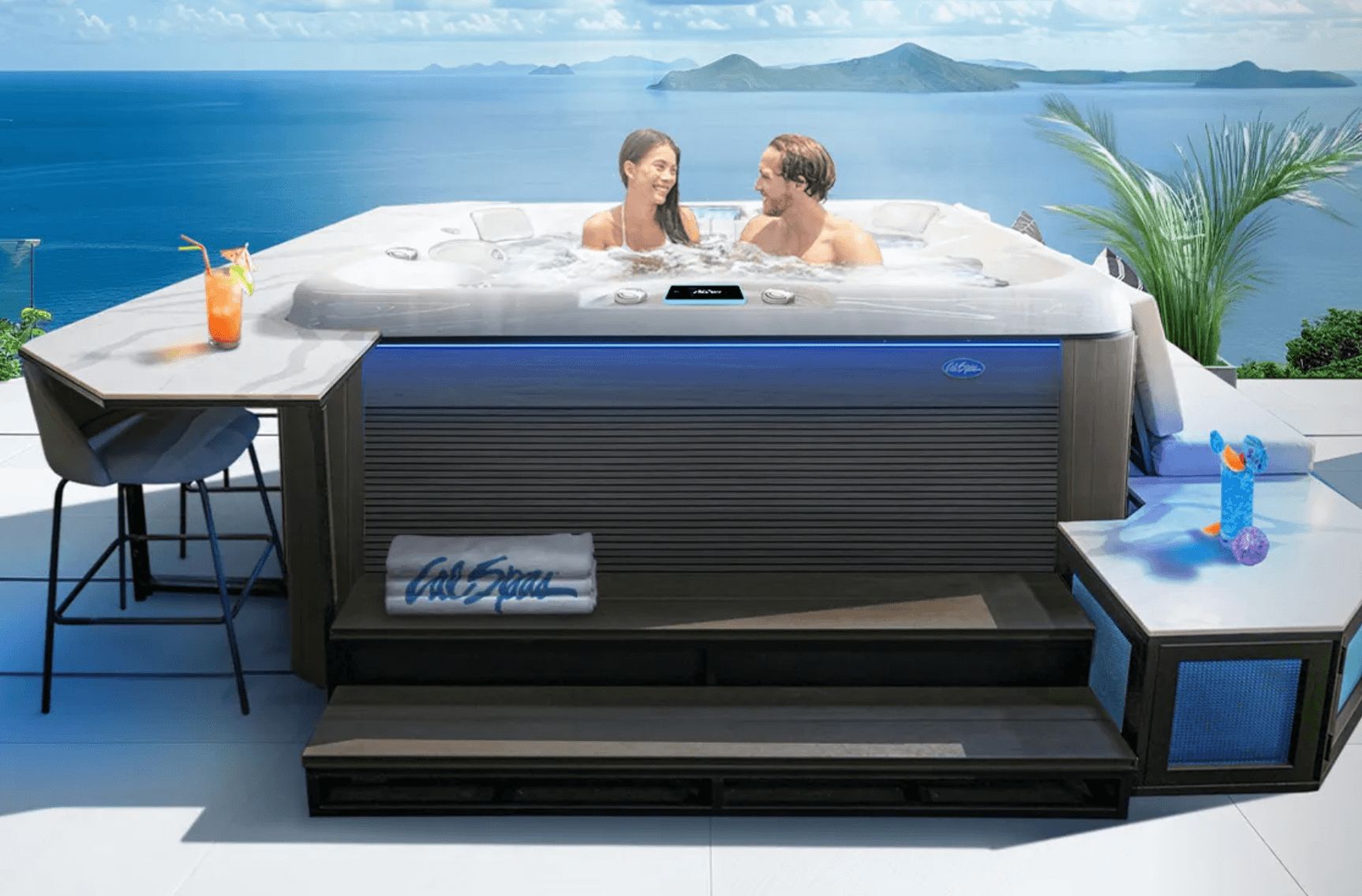Platinum Lifestyle Cal Spas Hot Tub Ratna Spas Patio