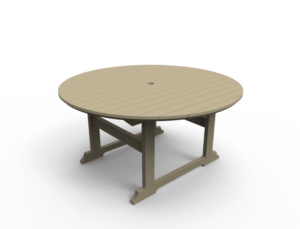 Seaside Casual Outdoor Furniture Salem 60 Dining Table - Color Natural